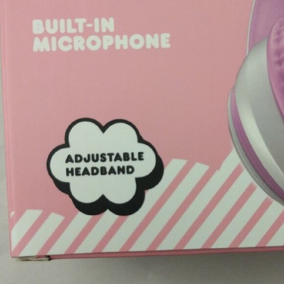 Hello Kitty Pink and White Light-Up Headphones Light Up Wall Decor New - Picture 6 of 10